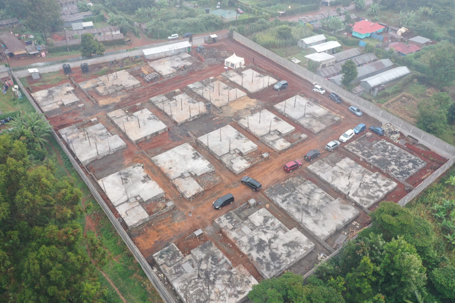 Goshenville — 18 foundations underway