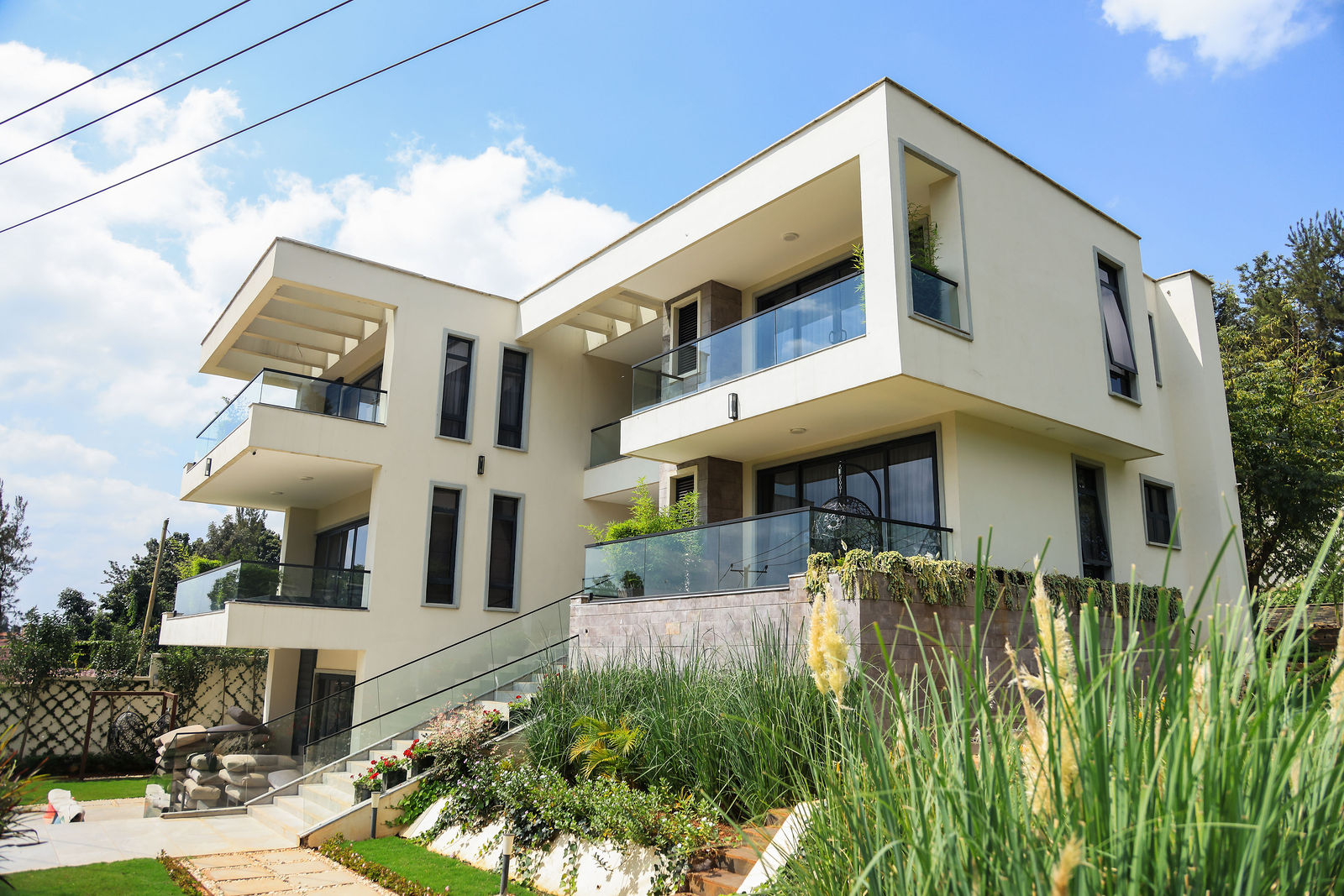 Completed Msingi residence at Thome, delivered and lived in